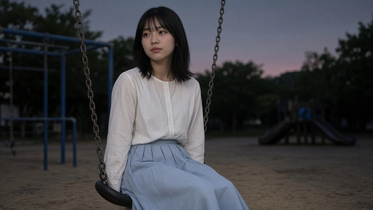 黄昏の公園
