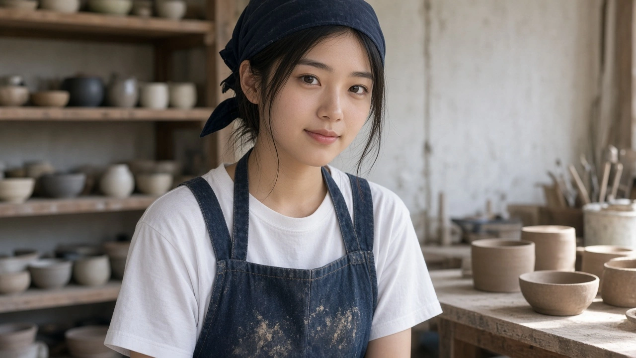 工房のエプロン