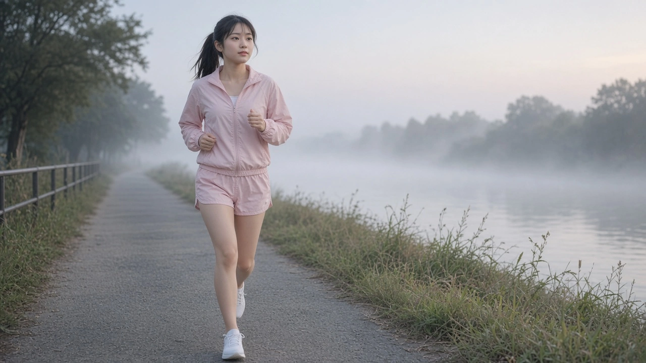 朝のランニング