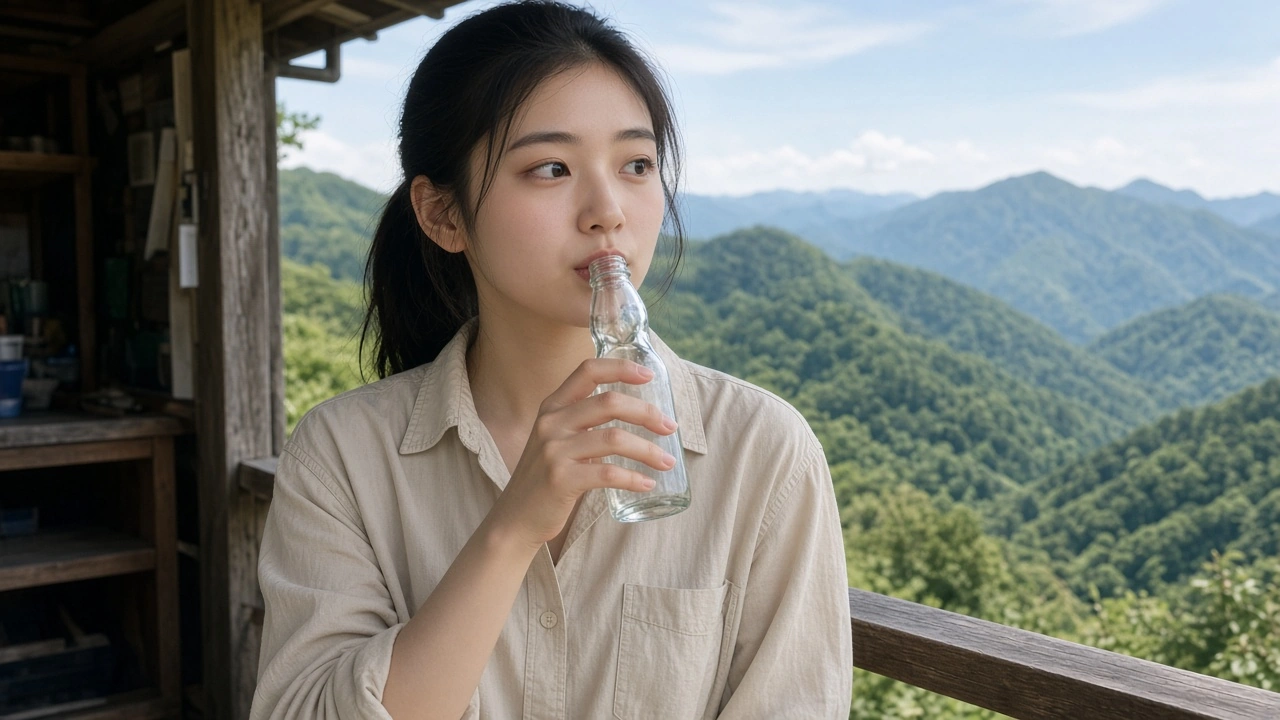 山の駅の売店