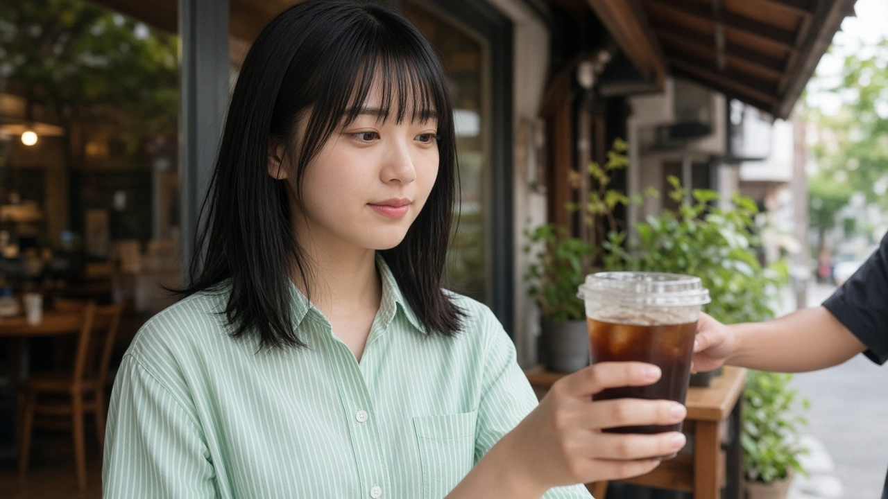 アイスコーヒーの注文