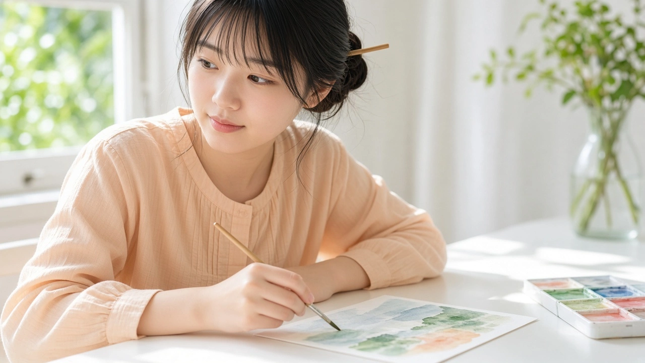 水彩のはがき