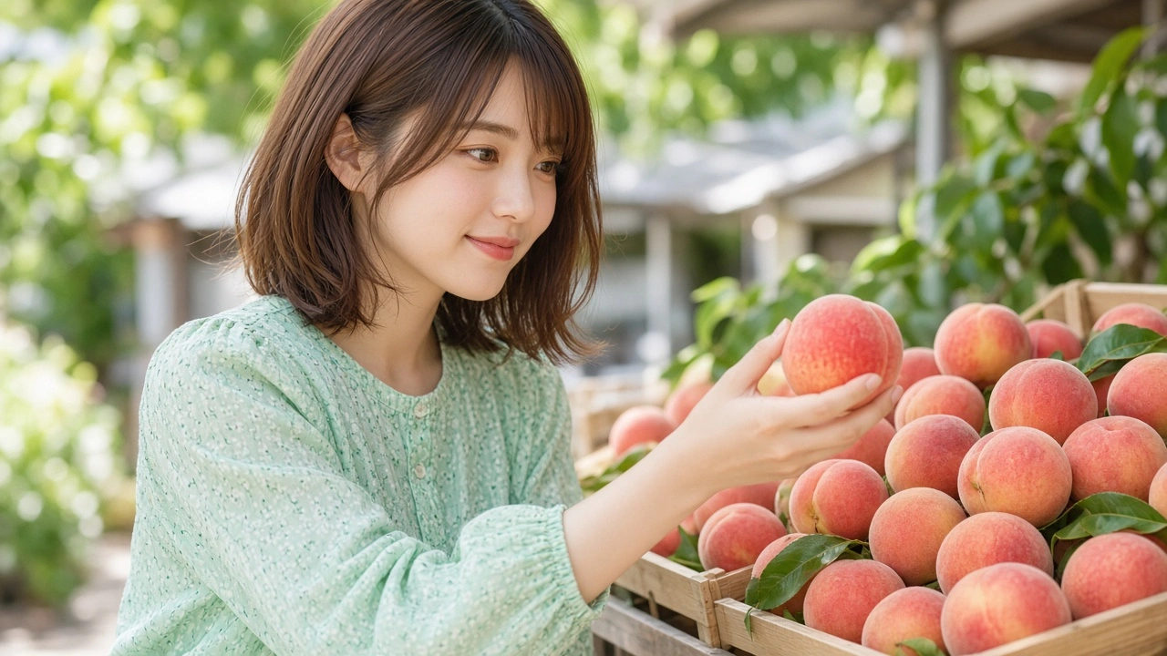 桃の直売所