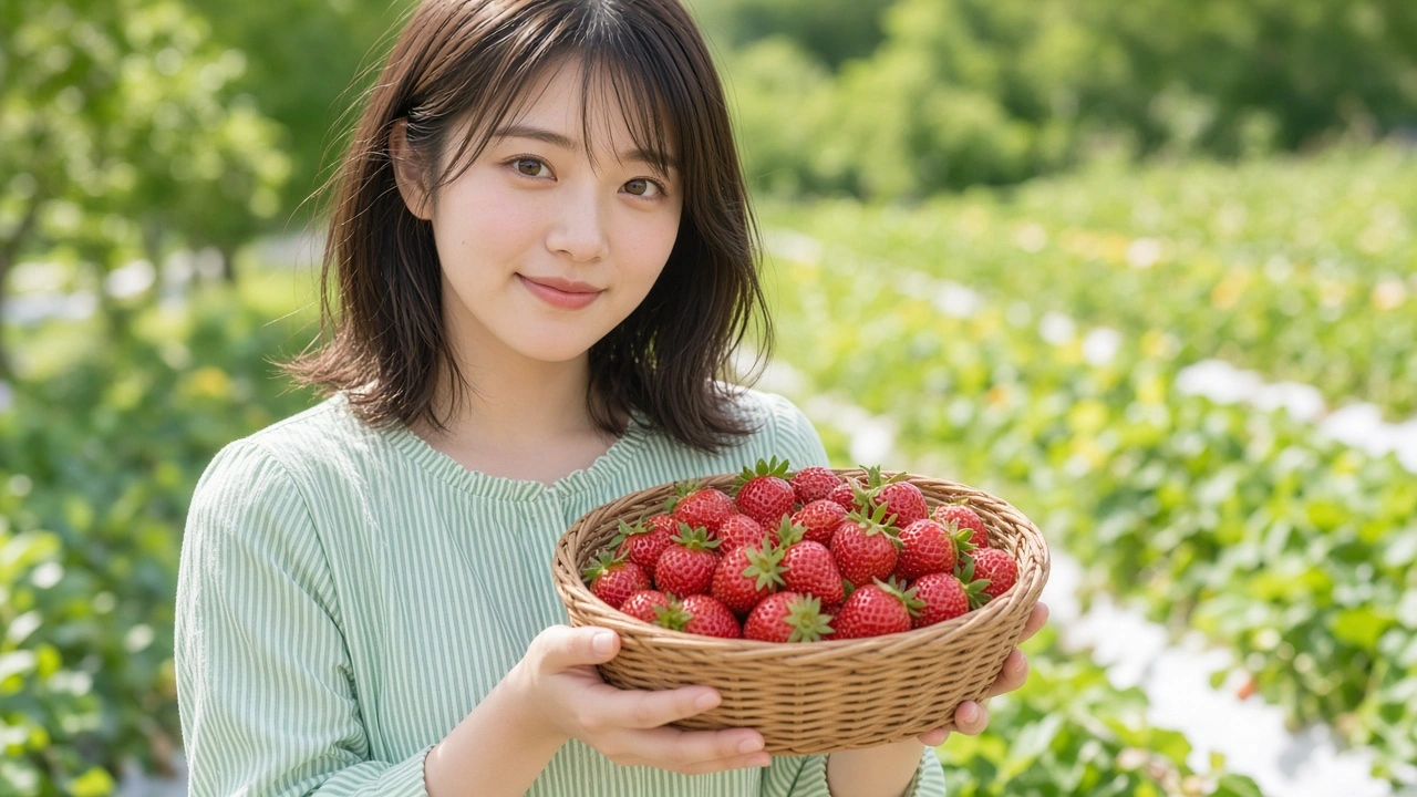 いちごのかご