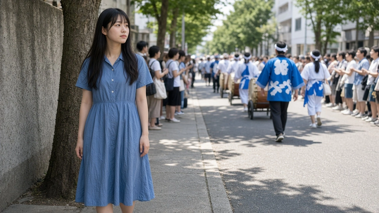 パレードの歩道
