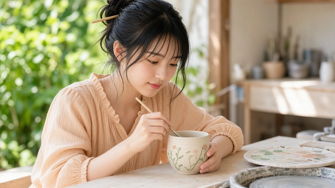 陶芸のカップ